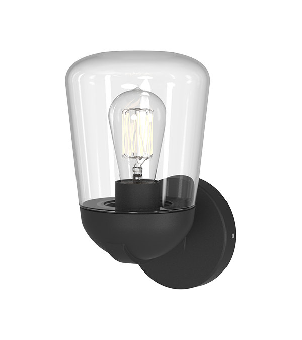 Wandlamp met glazen deksel en platte bovenkant HR60112 Wandlamp met glazen deksel en platte bovenkant HR60112