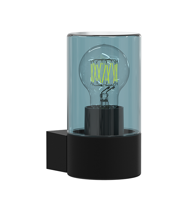 Ronde glazen wandlamp met enkele kop HR60463 Ronde glazen wandlamp met enkele kop HR60463