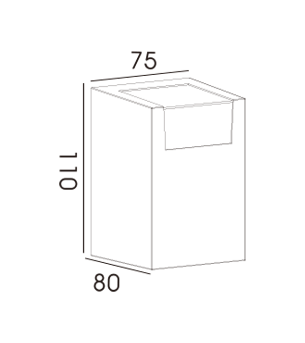 75 vierkante decoratieve transparante eenrichtingswandlamp HR60231 75 vierkante decoratieve transparante eenrichtingswandlamp HR60231