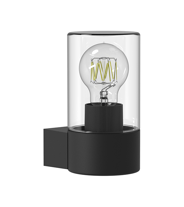 Ronde glazen wandlamp met enkele kop HR60463 Ronde glazen wandlamp met enkele kop HR60463