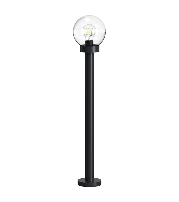 Ronde glazen kunststof tuinlamp HR60775-330 Ronde glazen kunststof tuinlamp HR60775-330