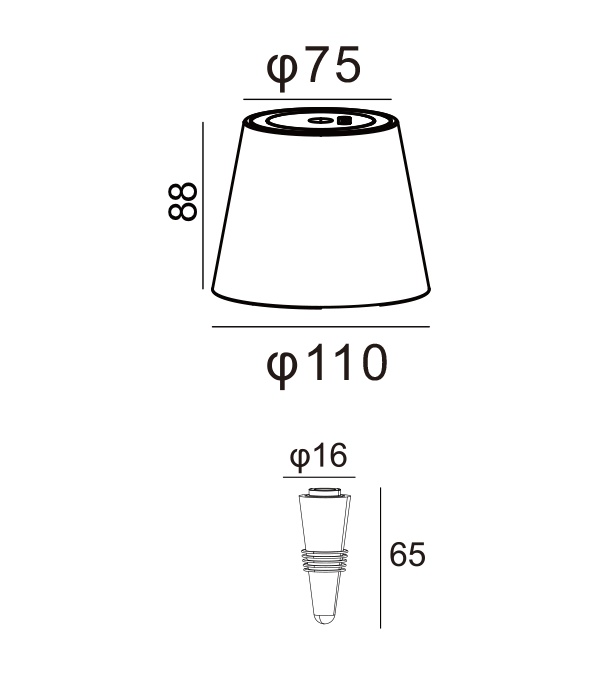 Schaduwtype wijnflesoplaadbureaulamp HR95045 Schaduwtype wijnflesoplaadbureaulamp HR95045