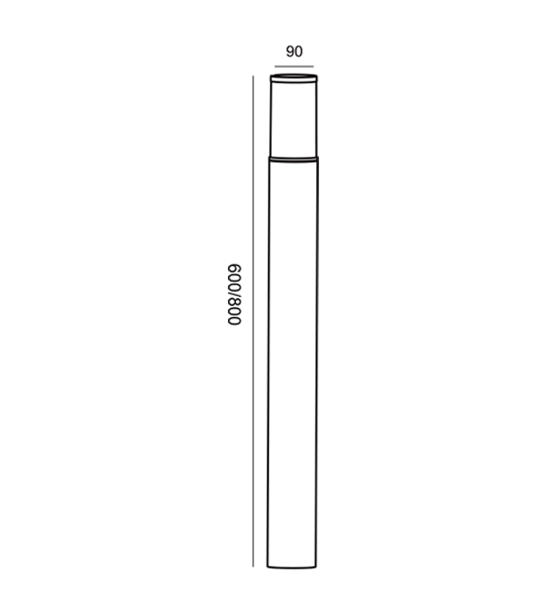 LED-tuinlamp met kleine taille HR60733-600 LED-tuinlamp met kleine taille HR60733-600