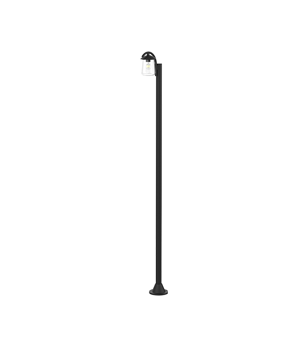Tuinlamp met enkele kop en platte bovenkant HR60702 Tuinlamp met enkele kop en platte bovenkant HR60702