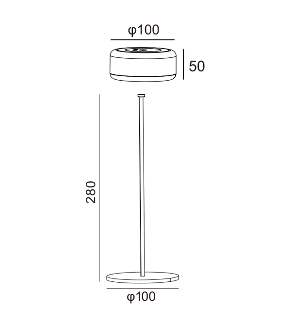 300 Hoge Bureaulamp HR95002-330 300 Hoge Bureaulamp HR95002-330