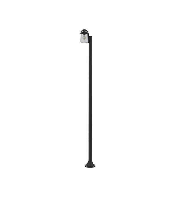 Tuinlamp met enkele kop en platte bovenkant HR60702 Tuinlamp met enkele kop en platte bovenkant HR60702