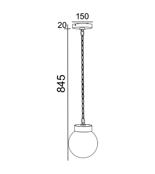 Ronde glazen kunststof kroonluchter HR60774 Ronde glazen kunststof kroonluchter HR60774