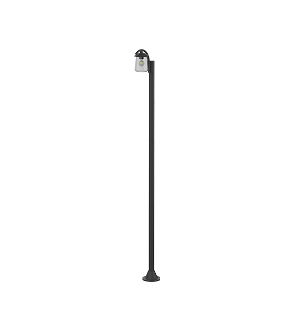 Tuinlamp met enkele kop en platte bovenkant HR60702 Tuinlamp met enkele kop en platte bovenkant HR60702