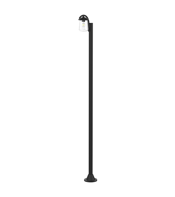 Tuinlamp met enkele kop en platte bovenkant HR60702