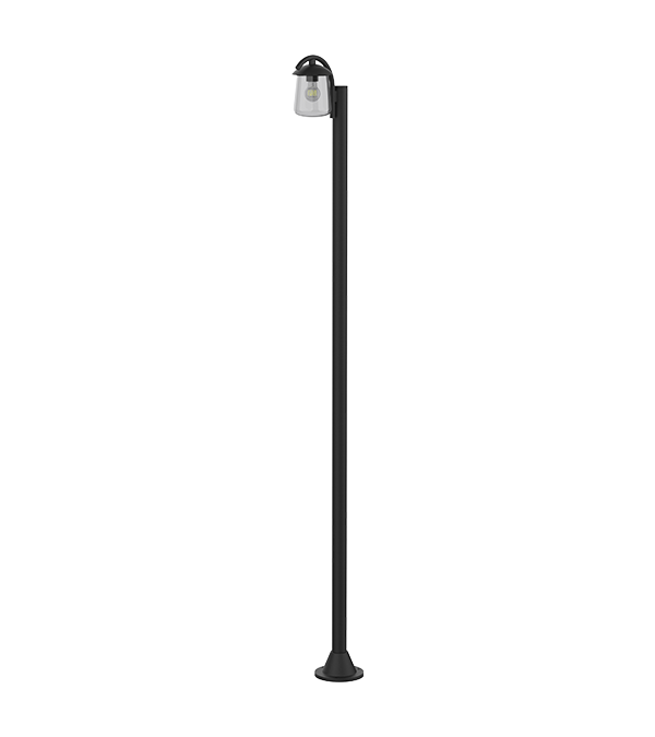 Tuinlamp met enkele kop en platte bovenkant HR60702 Tuinlamp met enkele kop en platte bovenkant HR60702