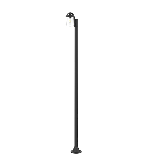 Tuinlamp met enkele kop en platte bovenkant HR60702 Tuinlamp met enkele kop en platte bovenkant HR60702